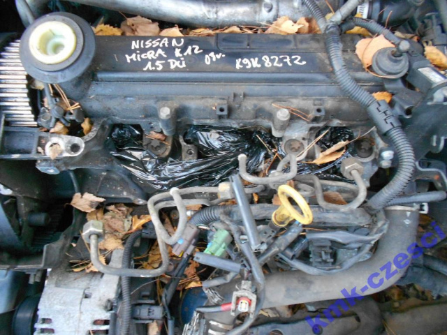 Двигатель Nissan Micra K12 1.5 DCI K9K8272