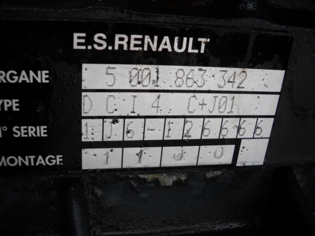 RENAULT MIDLUM 180 DCI двигатель 2002г.