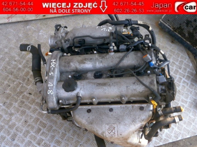Двигатель без навесного оборудования MAZDA MX-5 MX5 NA 89-98 1.8 бензин