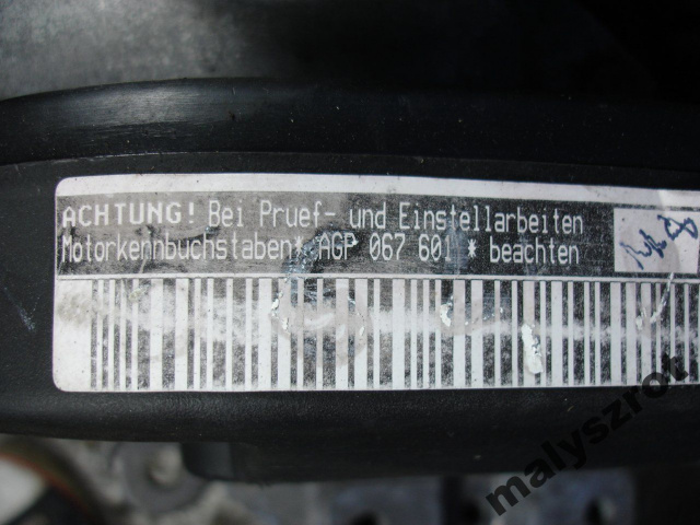 VW GOLF IV SEAT SKODA 1.9 SDI двигатель AGP в сборе