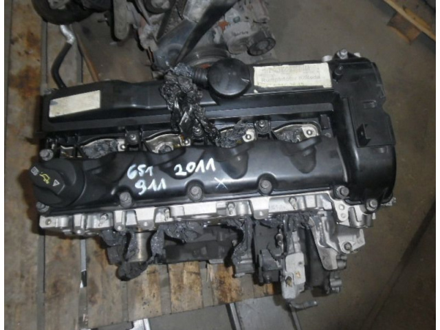 Двигатель голый без навесного оборудования MERCEDES W204 2.2 CDI 651.911