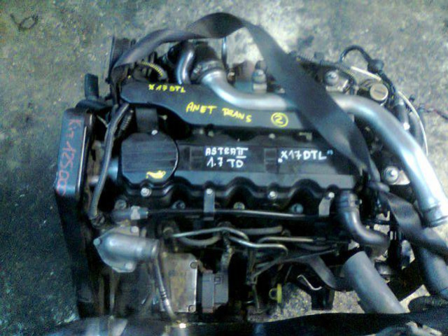 Двигатель OPEL ASTRA COMBO 1.7 DTL X17DTL