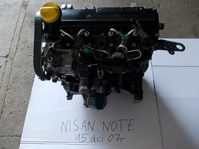 Двигатель голый NISSAN NOTE RENAULT 1.5 DCI K9KE