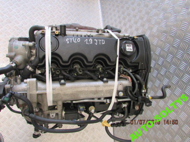 Двигатель 192A1000 FIAT STILO 1.9 JTD