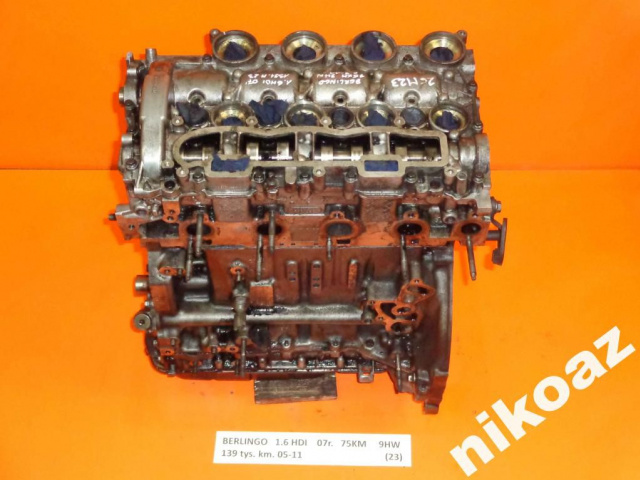 CITROEN BERLINGO 1.6 HDI 07 75KM 9HW двигатель