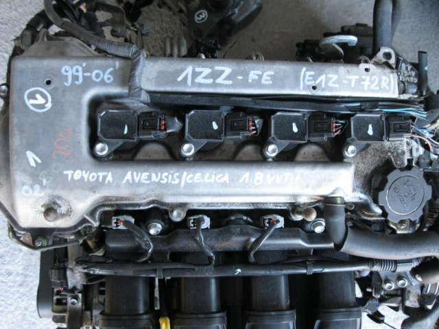 Двигатель TOYOTA AVENSIS CELICA 1.8 VVT-I 1ZZ-FE 99'-