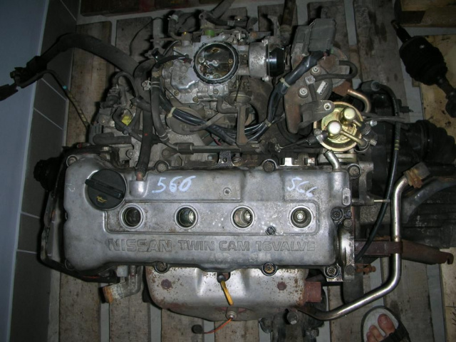 NISSAN SUNNY двигатель 1, 6 в сборе ZE коробка передач