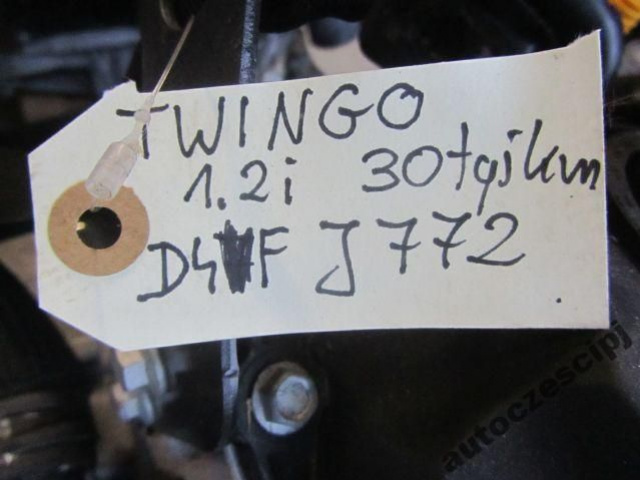RENAULT TWINGO II двигатель 1.2 16V D4FJ772 10г.. 30KM