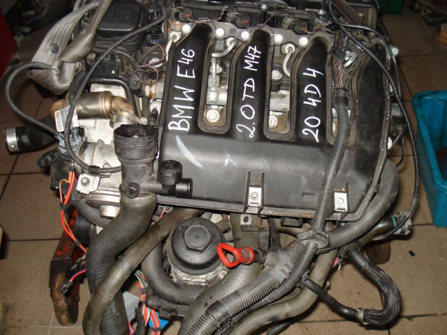 BMW E46 двигатель 2.0TD M47 136KM 20 4D4 KALISZ TELIS
