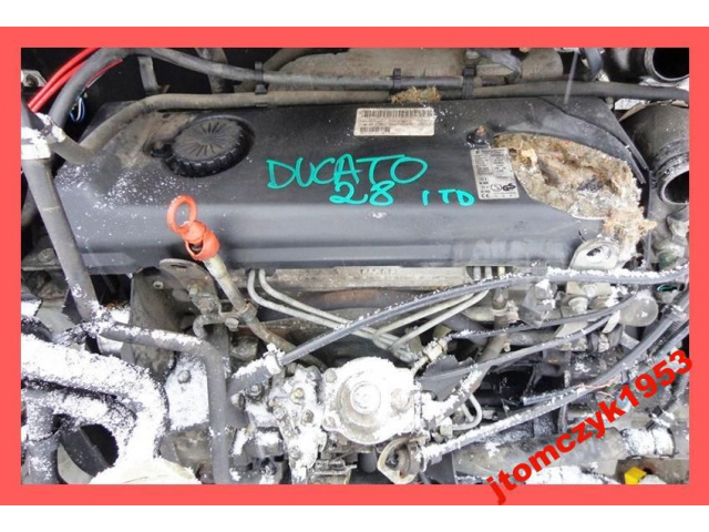 FIAT DUCATO 2.8 IDTD TDI 00-06 двигатель гарантия!