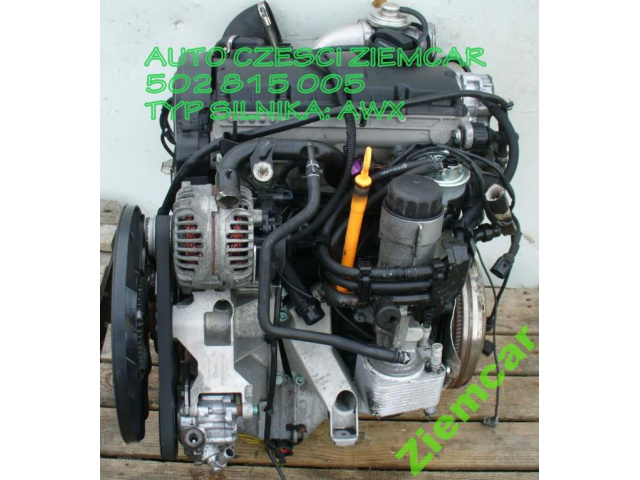 Двигатель в сборе SKODA SUPERB 1, 9 TDI 130 AWX