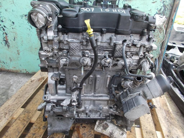 Двигатель PEUGEOT 307 206 1.6 HDI PSA 9HZ гарантия