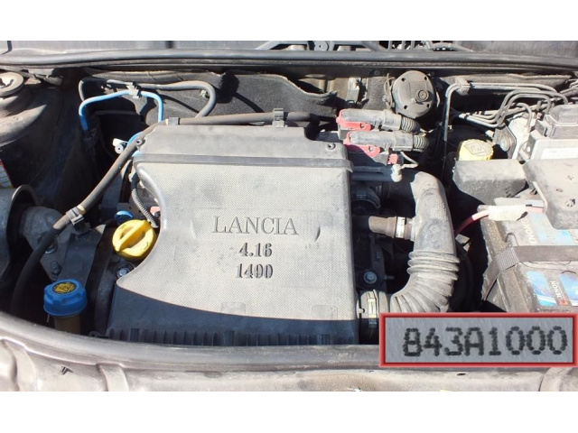 Lancia Ypsilon 2008г. двигатель 1.4 843A1000