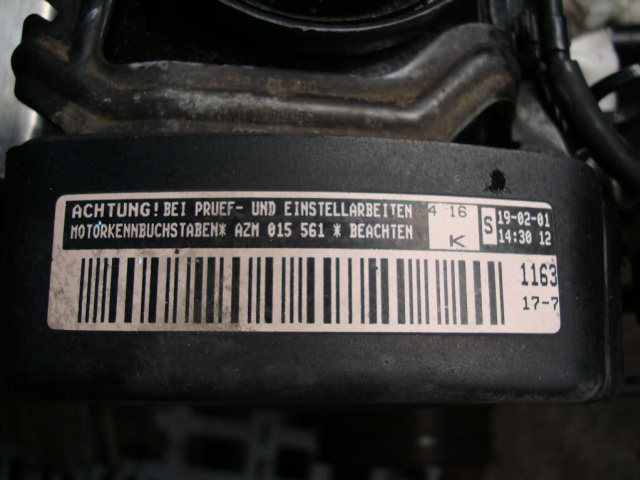 VW Passat B5 2.0 115 л.с. двигатель бензин AZM