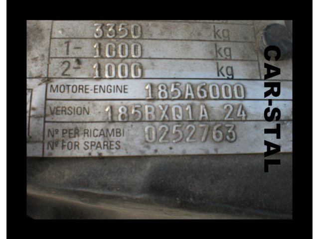 Двигатель FIAT MAREA 2.4 JTD 185A6000 131KM SWIDNICA