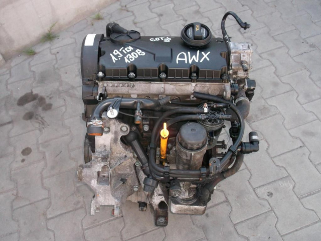 Двигатель AWX SKODA SUPERB 1.9 TDI 130 KM 68 тыс