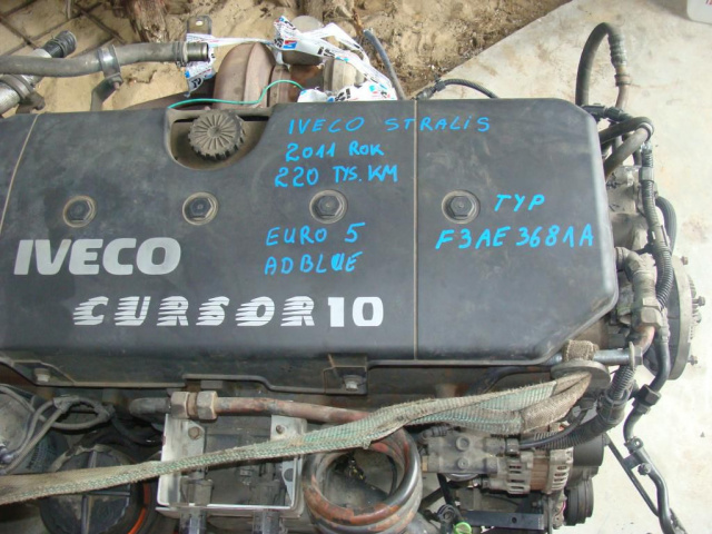 IVECO STRALIS 2011 EEV двигатель 220 тыс. CURSOR 10