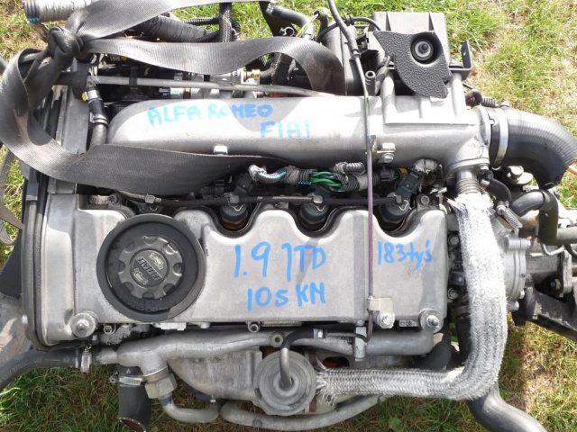 Двигатель FIAT PUNTO PALIO MAREA 1.9JTD 1.9 JTD 105