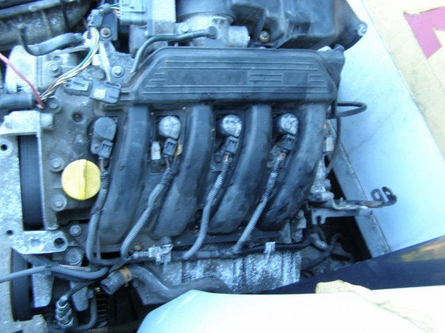 Двигатель RENAULT 1, 6 16V K4M Megane Scenic Laguna