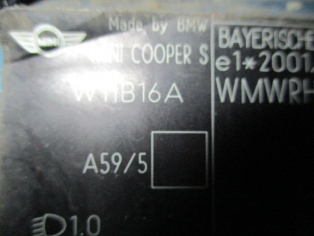 MINI COOPER S R53 1.6 компрессор W11 B16A двигатель