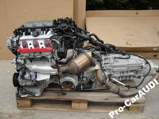 Двигатель в сборе AUDI Q5 3.2 FSI CAL CALB + коробка передач