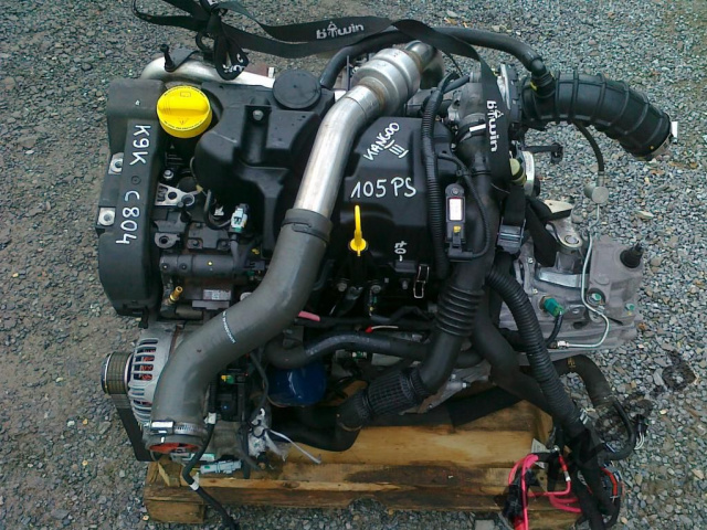 RENAULT NISSAN двигатель 1.5 DCI K9K C 804 в сборе