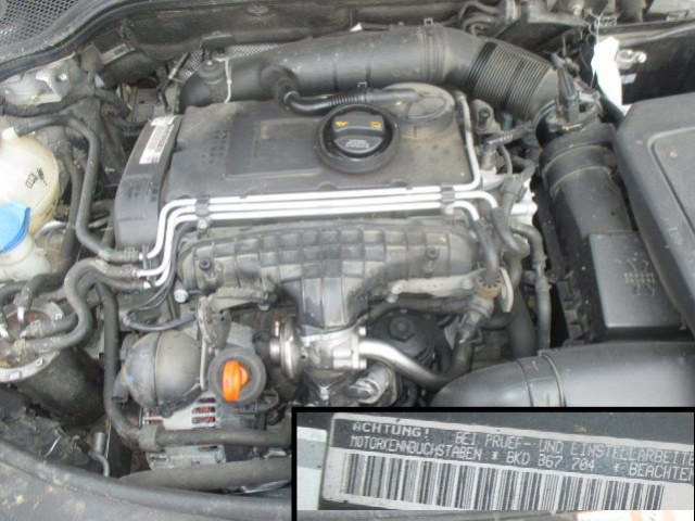 Двигатель VW GOLF V AUDI A3 2.0 TDI BKD