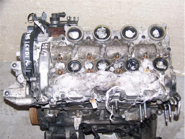 PEUGEOT PARTNER II 1.6HDI 90 л.с. двигатель 9H02 + насос