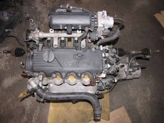 Двигатель + коробка передач HYUNDAI ACCENT II 1999-2005 1.3