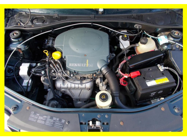 ## двигатель DACIA LOGAN 1.4 8V MPI Z Германии K7JA
