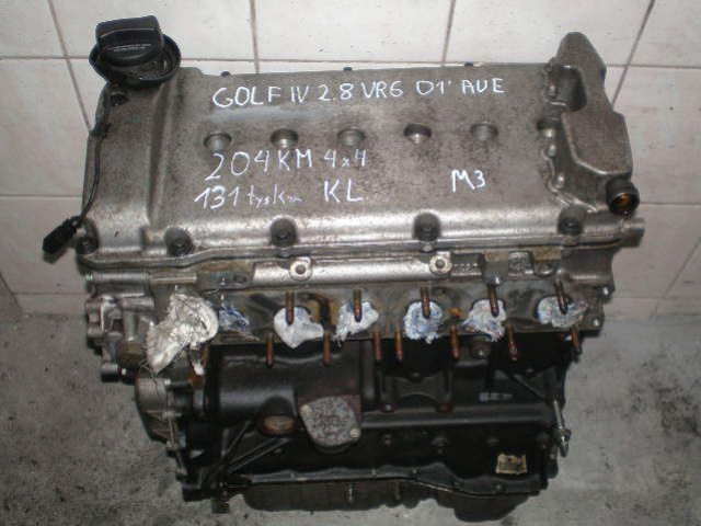 VW GOLF IV 2.8 V6 VR6 4x4 01 204KM AUE двигатель