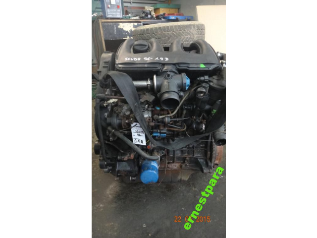FIAT SCUDO 96- 1, 9D двигатель D9B D8B