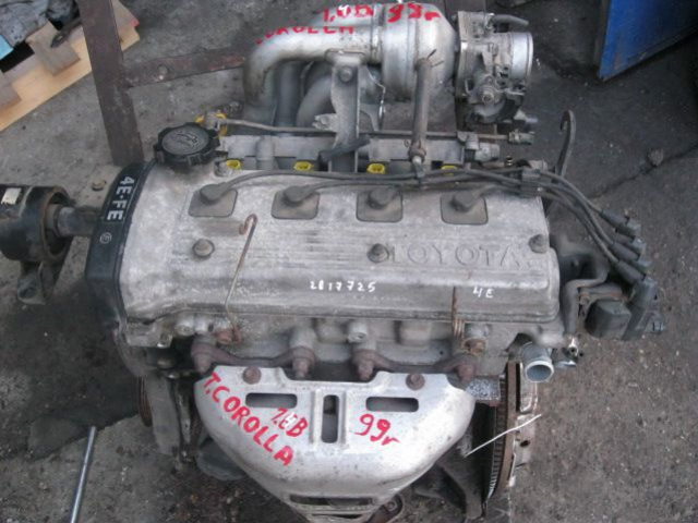 Двигатель TOYOTA COROLLA 1, 3 B 16V год 99 4E-FE