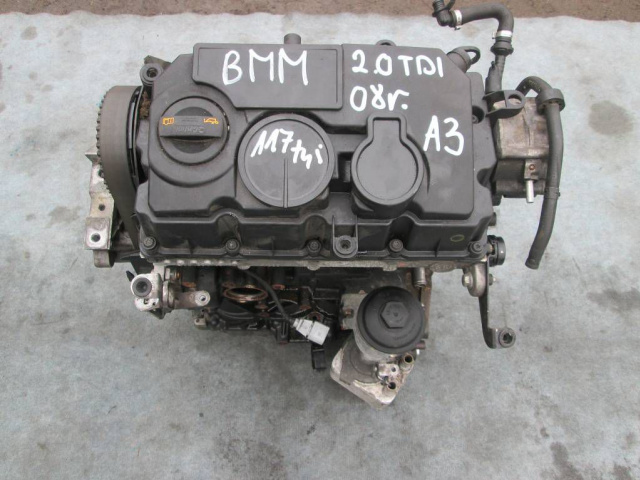 Двигатель BMM AUDI A3 8P SEAT LEON II 2.0 TDI 2008г..