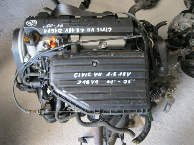 Двигатель HONDA CIVIC VII 1.6 16V D16V1 в сборе 03