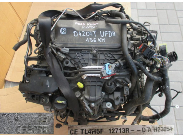 FORD KUGA двигатель в сборе 2.0 TDCI D4204T UFDA 12