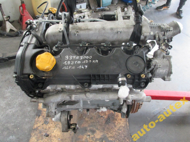 Двигатель 937A3000 1.9 JTD 8V 120KM ALFA ROMEO 147