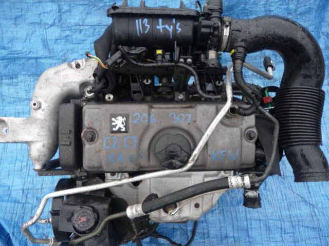 Двигатель PEUGEOT 206 CITROEN C2 C3 PARTNER 1.4 KFW