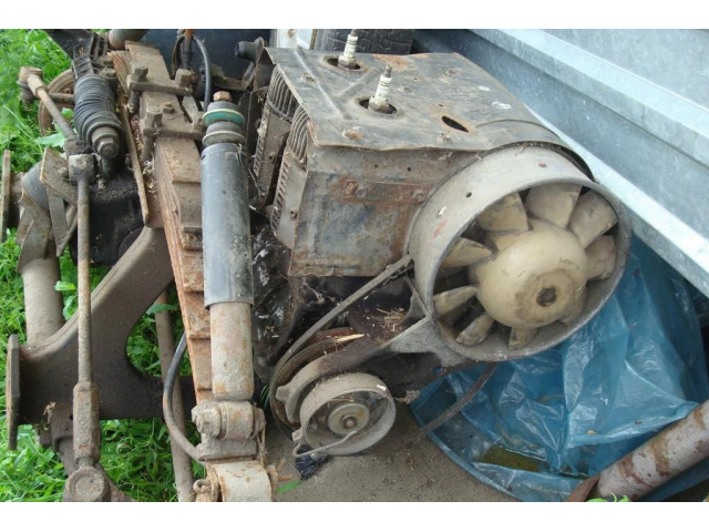 Двигатель trabant 601, в сборе z zawieszeniem