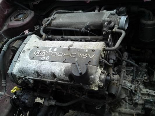 Kia Carens 1.6 16v DOHC двигатель в сборе навесное оборудование