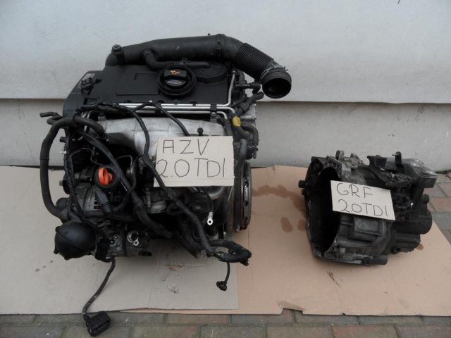 Двигатель в сборе 2.0 TDI 16V BKD AZV Seat Leon II