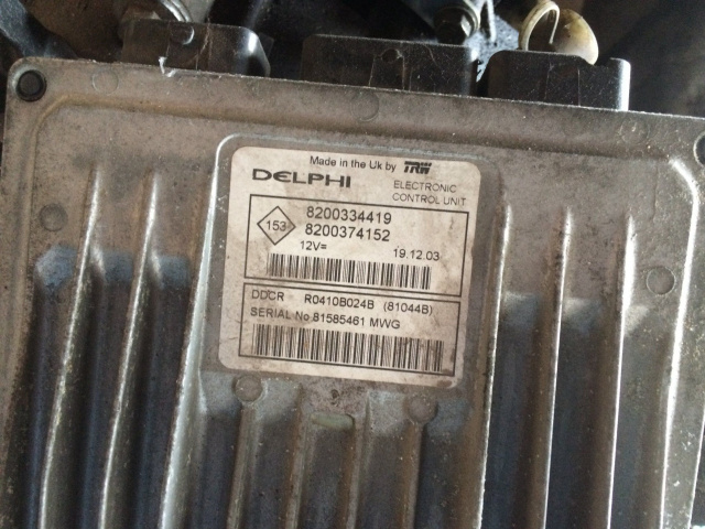 Двигатель + коробка передач 1.5 DCI Renault komplenty