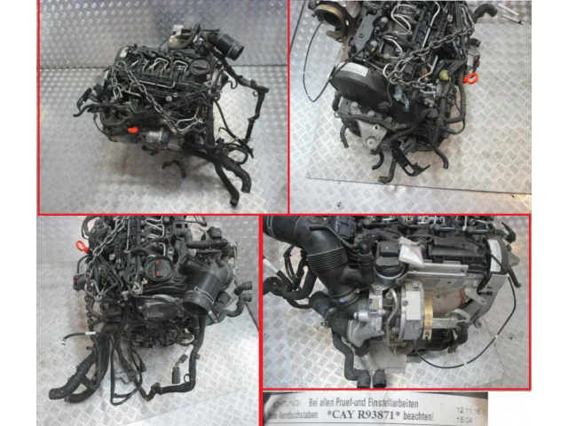Двигатель в сборе 1.6 TDI CAY SEAT IBIZA IV 30 тыс.