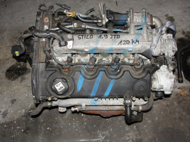 Двигатель - FIAT STILO 1.9 JTD 120KM