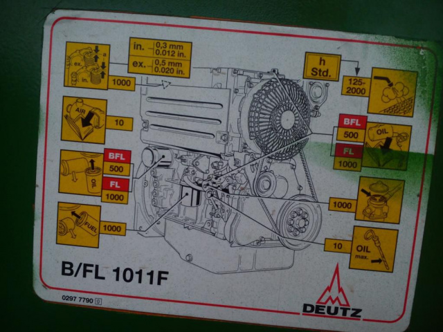 Двигатель DEUTZ B/FL 1011F