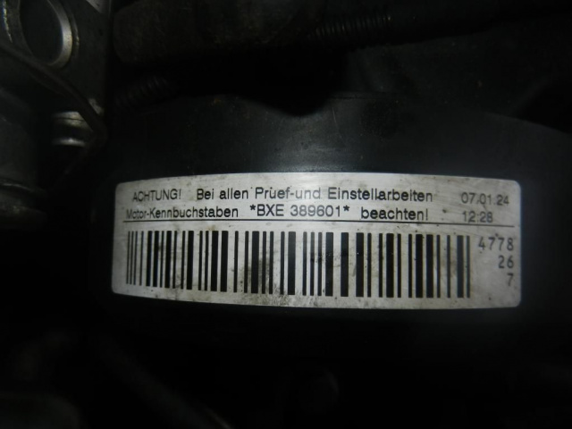 Двигатель 1.9 TDI 105 KM BXE SEAT VW SKODA 80 тыс