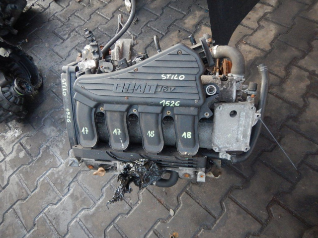 Fiat Stilo 01-07 двигатель 1, 6 16V 103KM pomiar kompr
