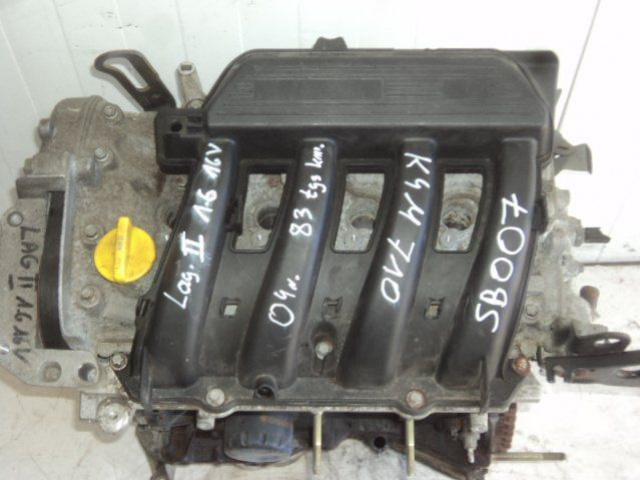 RENAULT LAGUNA II 1.6 16V двигатель K4M710