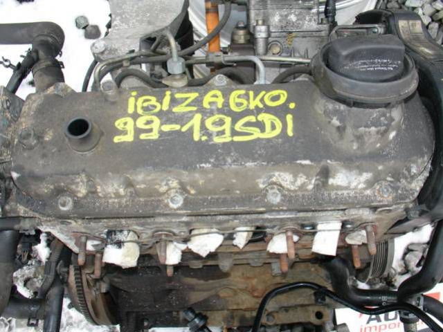 Двигатель Seat Ibiza/Cordoba 1.9 SDI 99-01 AQM