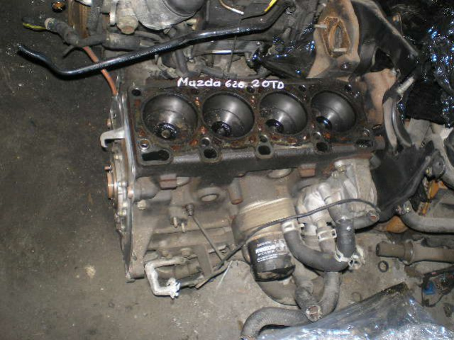 Двигатель шортблок (блок) MAZDA 626 2.0 TD 98г..